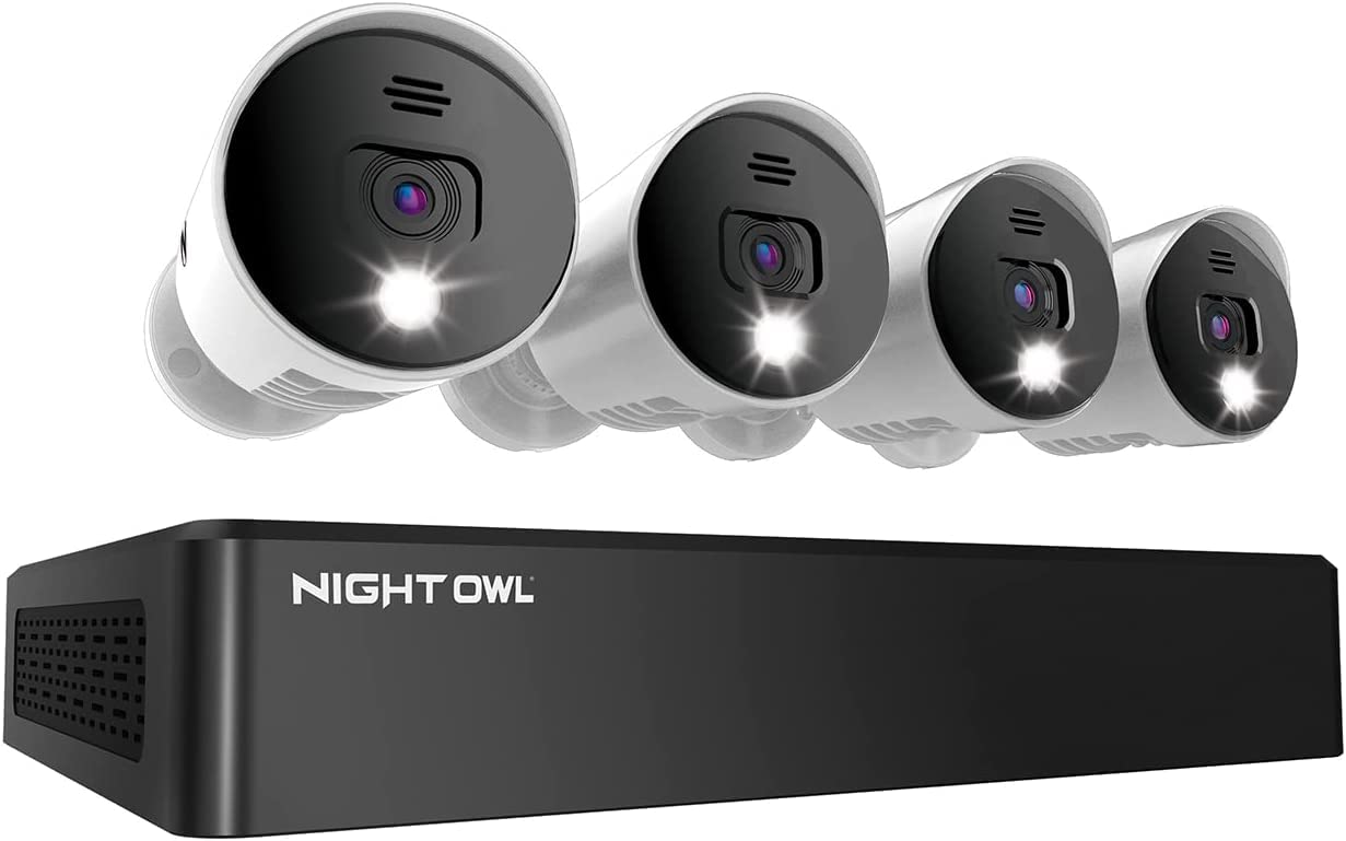 Night Owl 8-Ch DVR System with 4K Cameras and HDD
